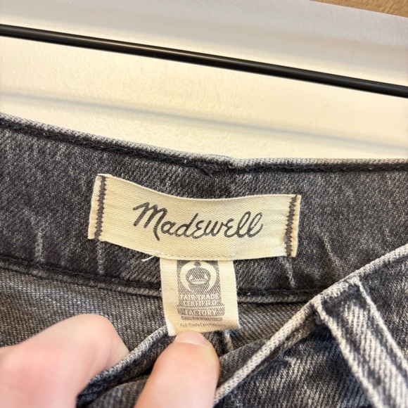 MADEWELL The Petite Perfect Vintage Straight Jean in Meaford Wash Seamed Edition - Picture 6 of 8